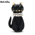 PENDRA Felina4 Rhinestone Brooch