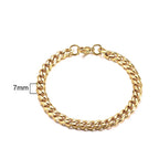 PENDRA Cuban Curb Thin Bracelet