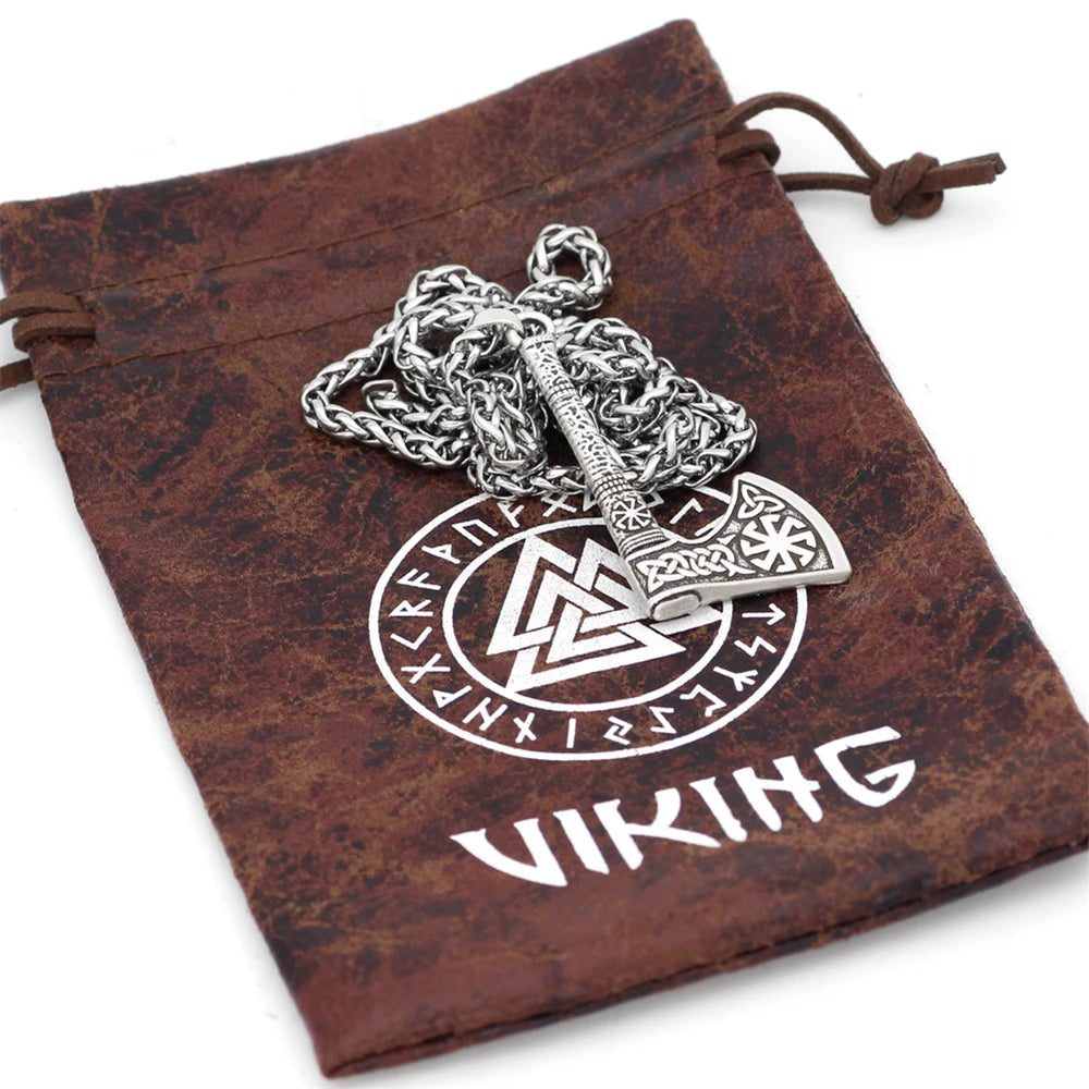 PENDRA Wing Norse Leather Necklace