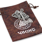 PENDRA Wing Norse Leather Necklace
