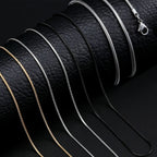 PENDRA Snake Black Necklace