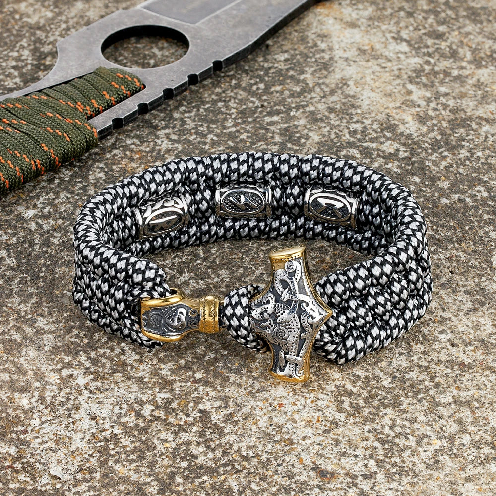 PENDRA Rune Hammer Bracelet
