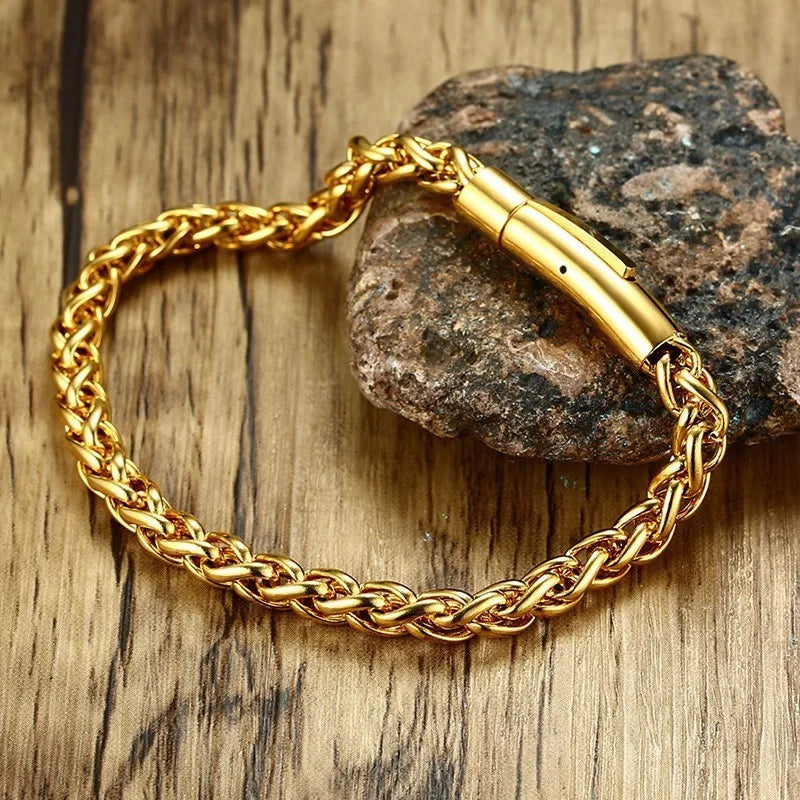 PENDRA Wheat Link Bracelet