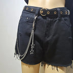 PENDRA Moonstar Rivet Waist Chain Keychain