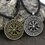 PENDRA Rune Compass Helmet Necklace