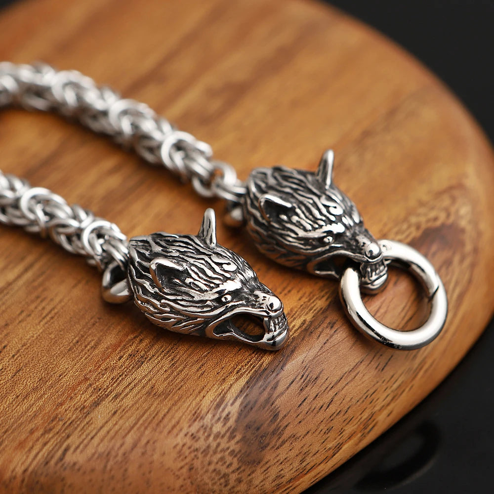 PENDRA Wolf Gold Celtic Bracelet