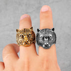 PENDRA Domineering Tiger Animal Steel Ring