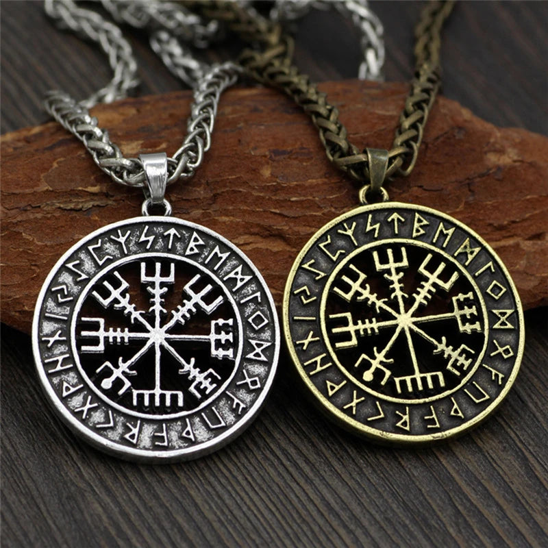 PENDRA Rune Compass Helmet Necklace