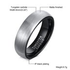 PENDRA Ravmire Tungsten Band Ring