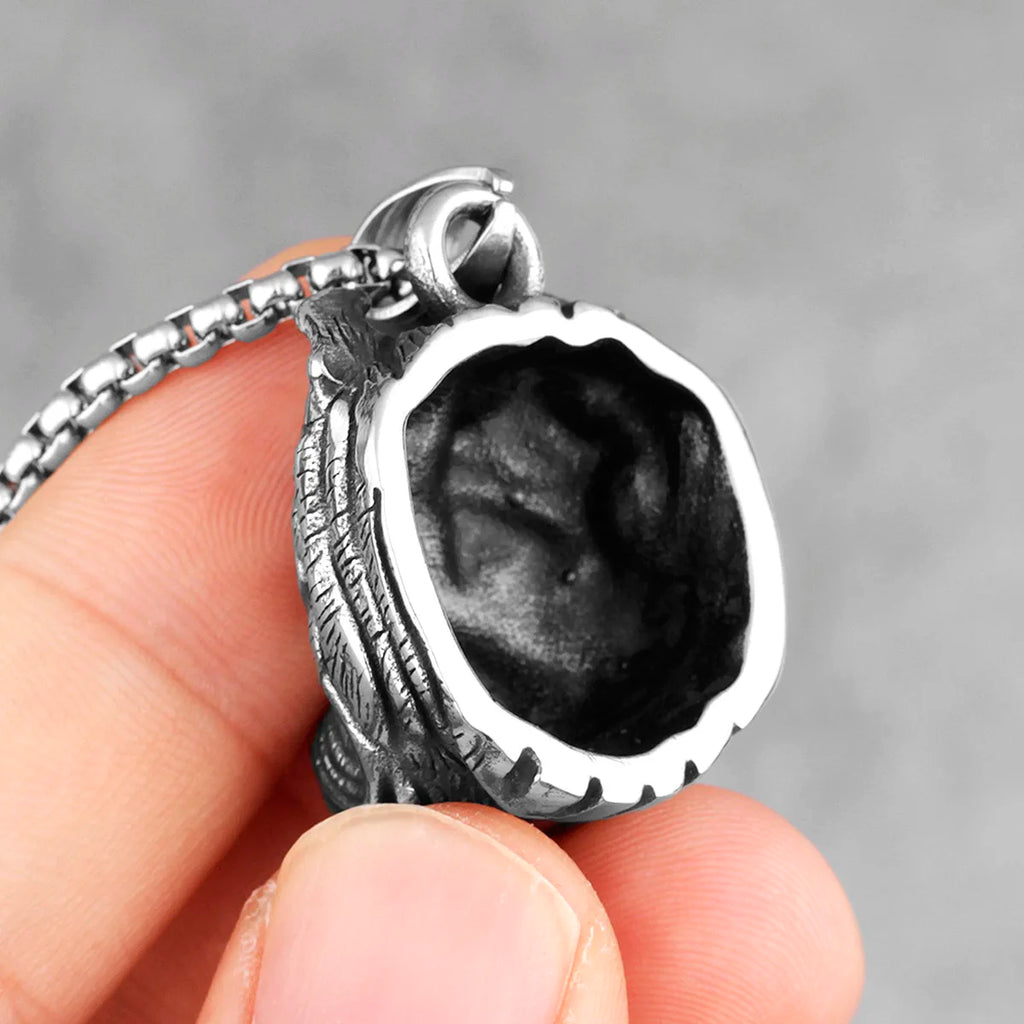 PENDRA Bull Dog Animal Steel Necklace