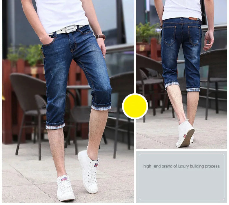 PENDRA Teenagers Cropped Korean Jeans