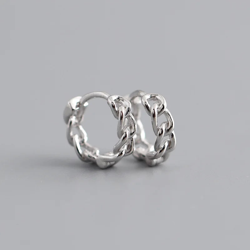 PENDRA Hoop Sterling Silver 4 Earrings