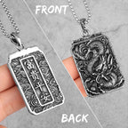 PENDRA Chinese Dragon Good Steel Necklace