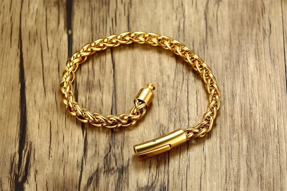 PENDRA Wheat Link Bracelet