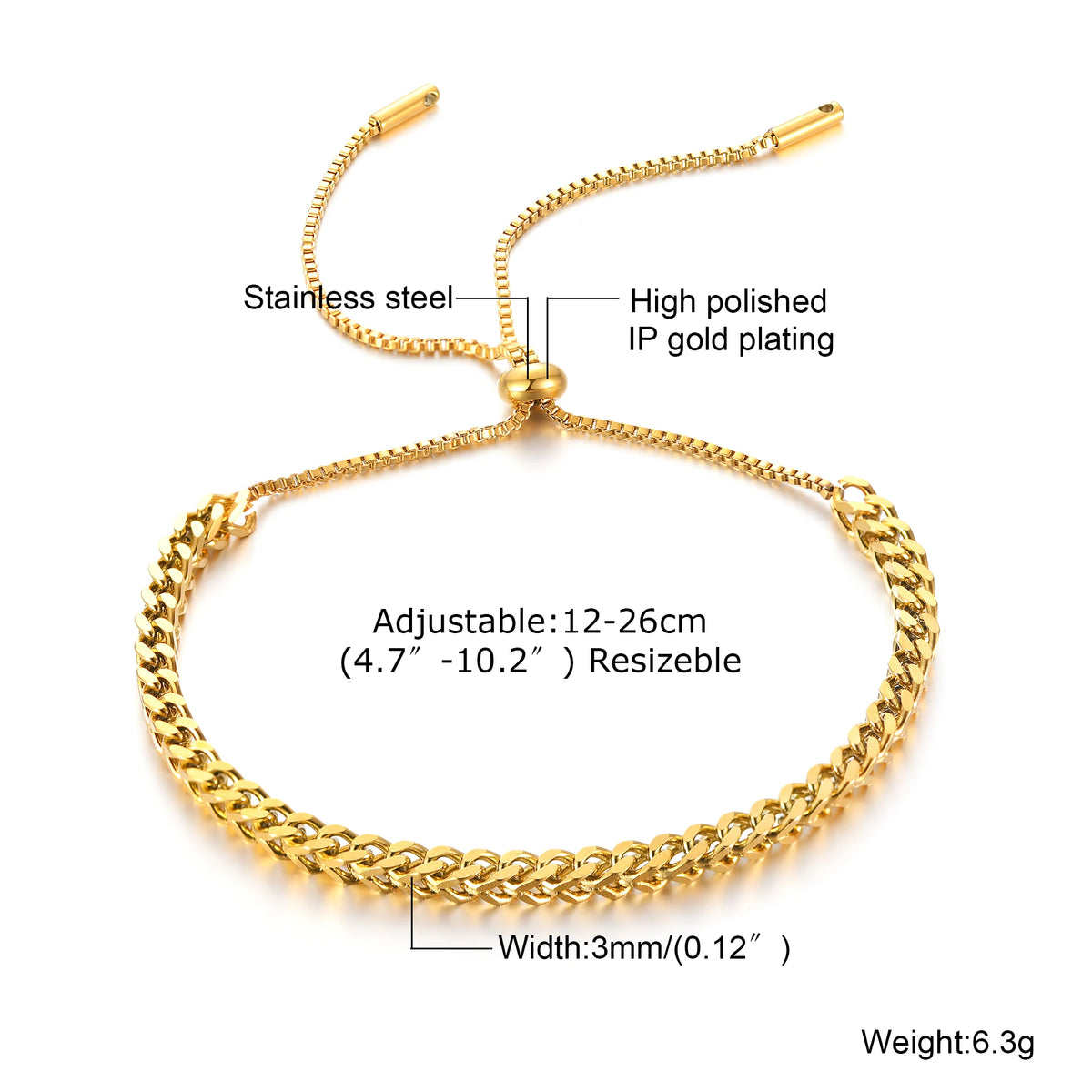PENDRA Franco Link Bracelet