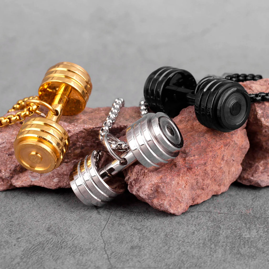 PENDRA Fitness Gym Bodybuilding Steel Necklace