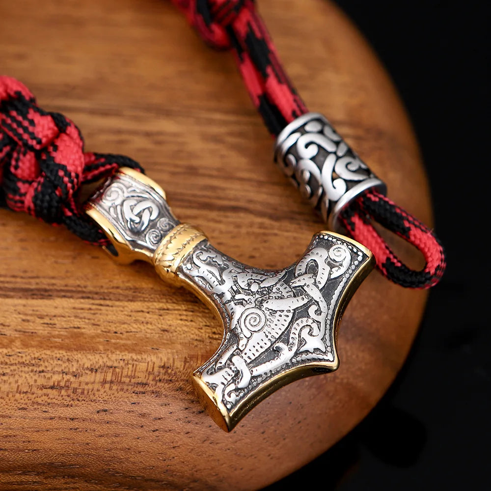 PENDRA Thor Hammer Classic Viking Bracelet