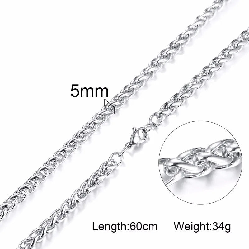 PENDRA Wheat Layer Chain Necklace