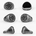 PENDRA Good Luck Four Steel Ring