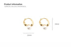PENDRA Hoop Silver Gold Earrings