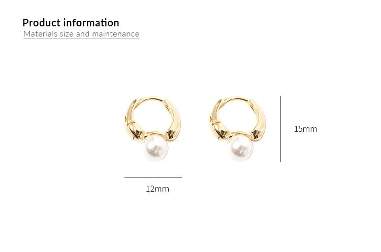 PENDRA Hoop Silver Gold Earrings