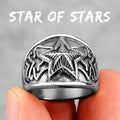 PENDRA Celebrity Super Star Steel Ring