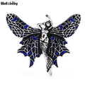 PENDRA Enamel Butterfly Fairy Brooch