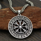 PENDRA Rune Compass Helmet Necklace