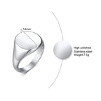 TRULY NOBLE ROYALTY PINKY RING NGRAVED SIGNET RING WITH PERSONALIZED SIGNATURE RING FOR STYLISH GENTLEMEN JEWELRY