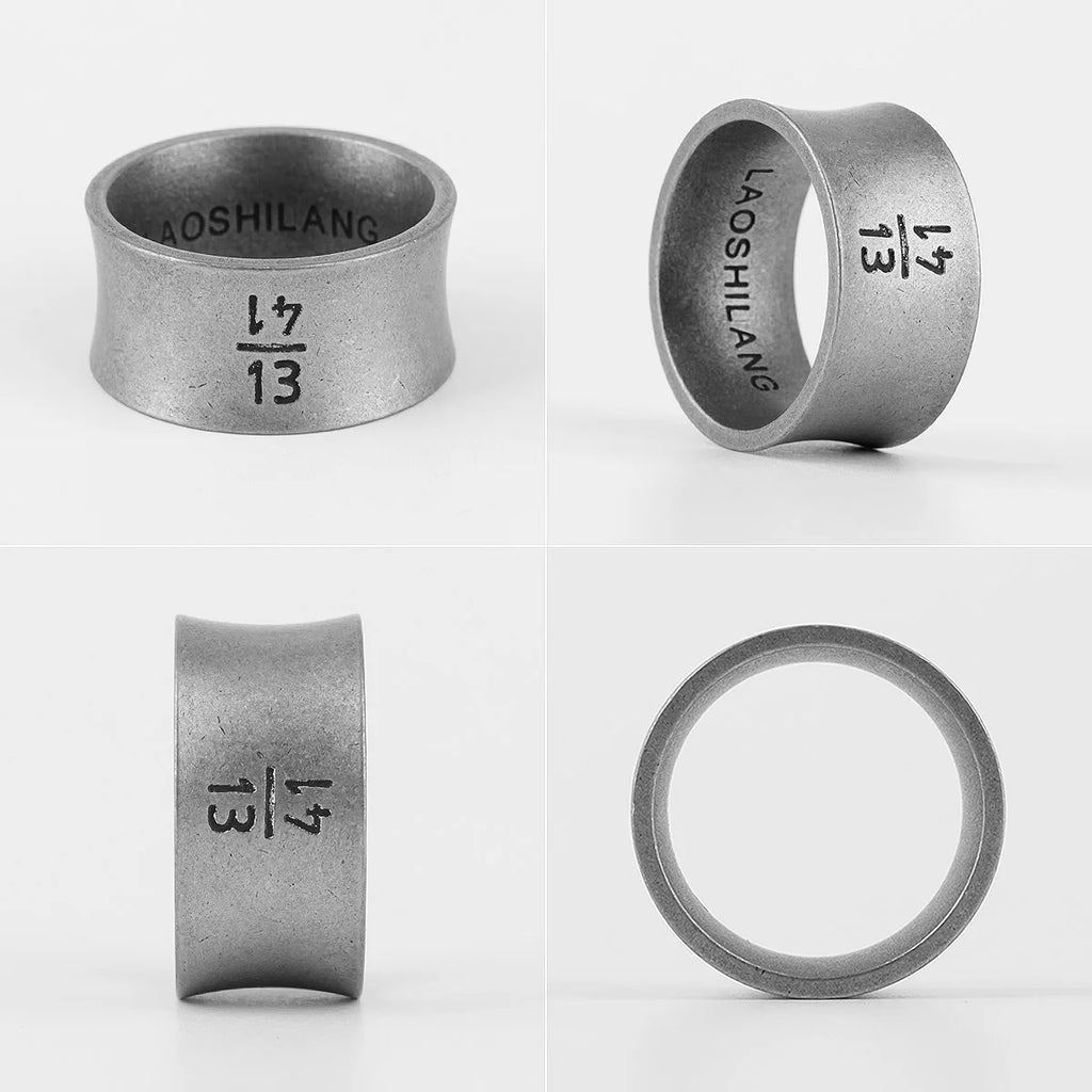 PENDRA Lovers Couple Wedding Steel Ring