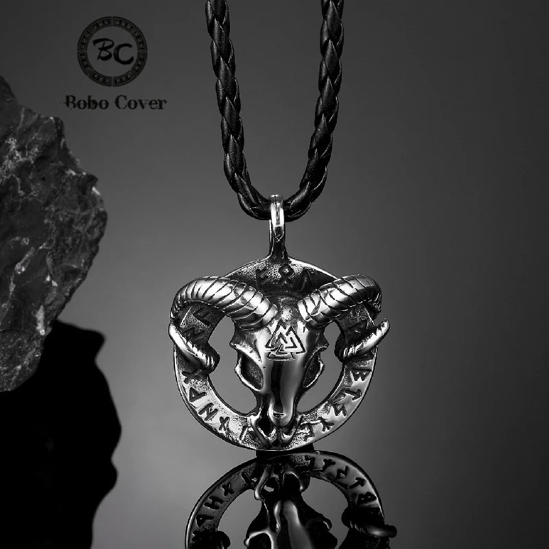 PENDRA Vegvisir Norse Steel Necklace