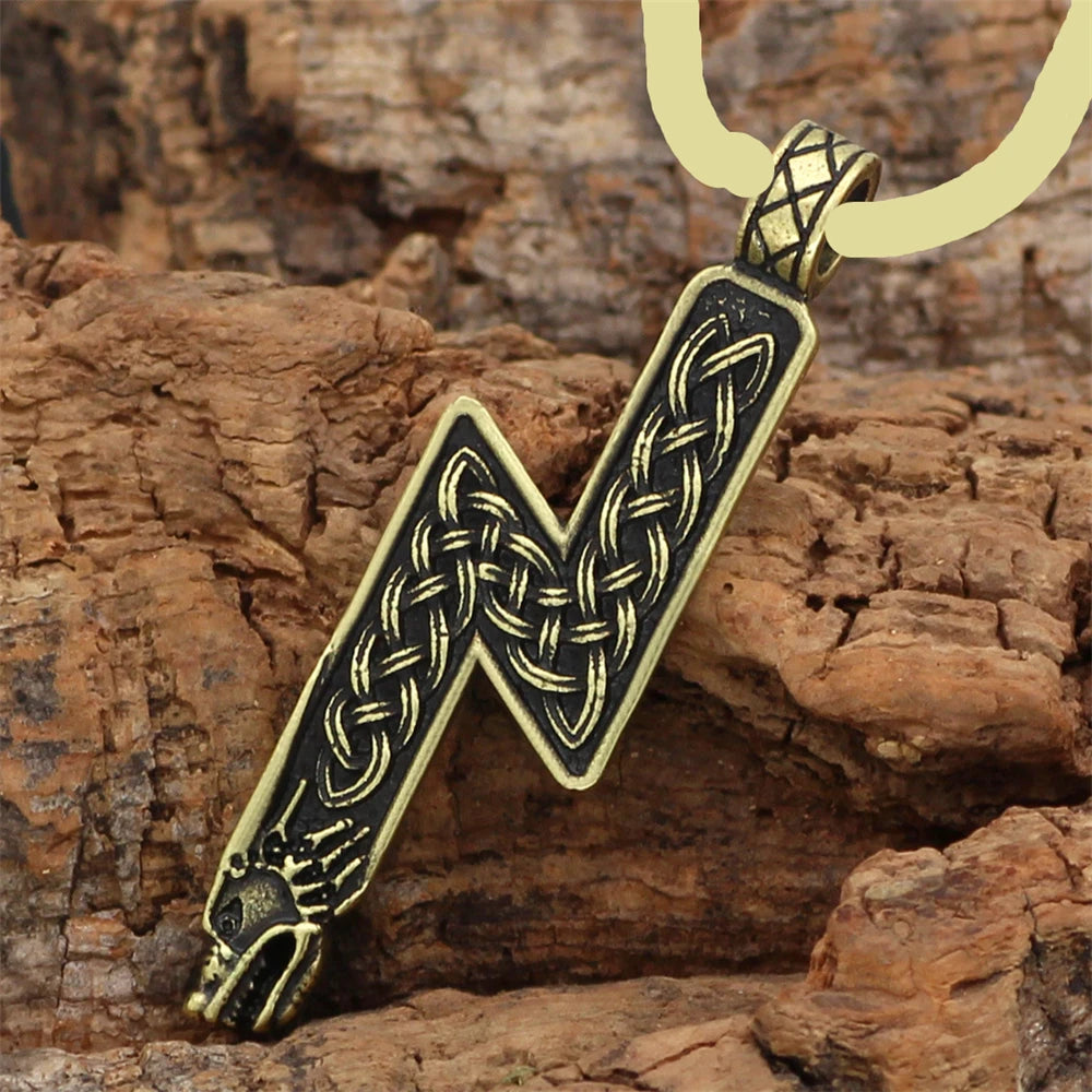 PENDRA Leather Norse Necklace