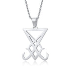 PENDRA Black Demon Pendant Necklace