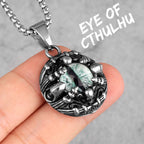 PENDRA Demon Cthulhu Eye Steel Necklace