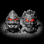 PENDRA Tibetan Buddhism Raksha Steel Ring