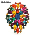 PENDRA Crystalia Full-Crystal Vintage Brooch