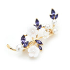 PENDRA Florielle12 Rhinestone Brooch