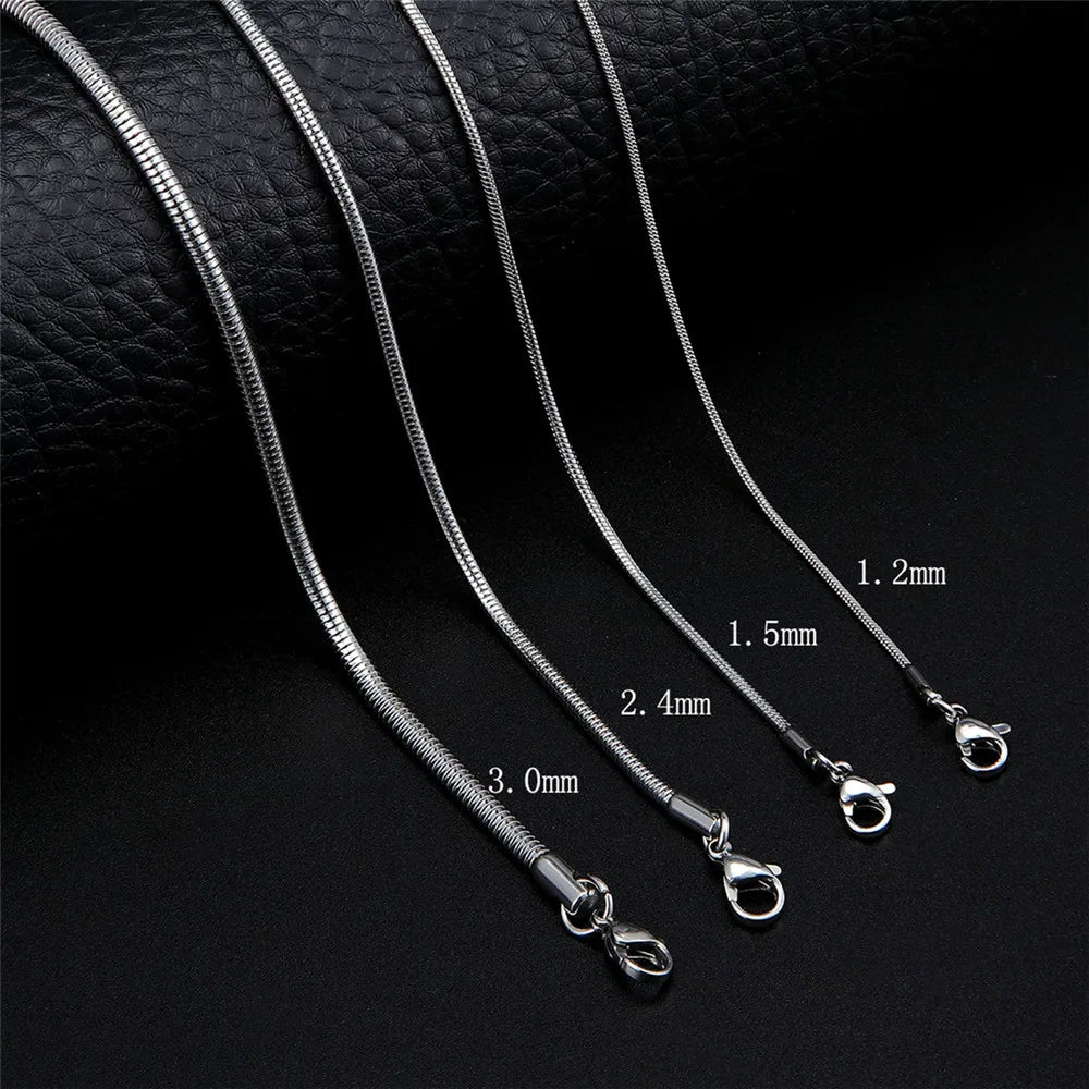 PENDRA Snake Norse Steel Necklace
