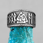 PENDRA Norse Mythology Odin Steel Ring