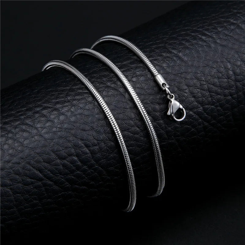 PENDRA Snake Norse Steel Necklace