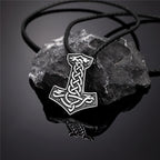 PENDRA Thor Hammer Norse Necklace