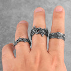 PENDRA Starry Night Little Steel Ring