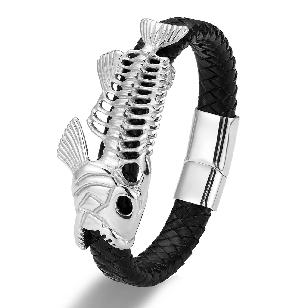 PENDRA Wolf Gold Steel Bracelet