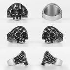PENDRA Skull Spot Boyfriend Steel Ring