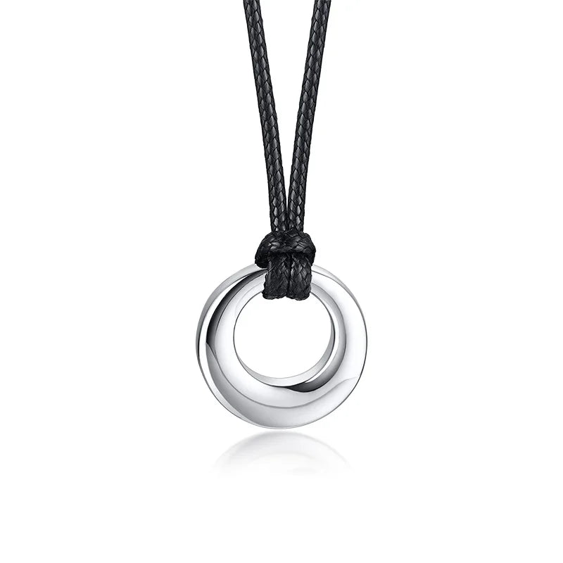 Circle of Life Eternity Love Karma Necklaces,Memorial Pendant Ashes Necklace Bracelets for Women Men,Keepsake Cremation Jewelry
