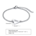 PENDRA Geometric Triangle Bracelet