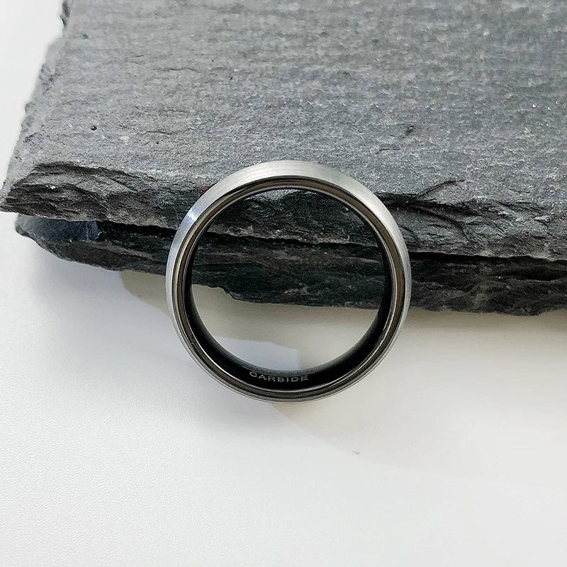 PENDRA Ravmire Tungsten Band Ring