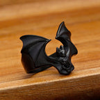 PENDRA Batgoth 316L Stainless Steel Gothic Bat Ring