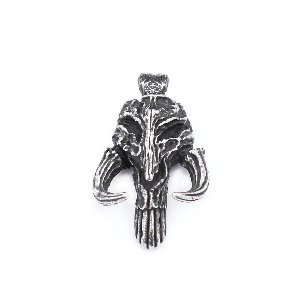 PENDRA Mandalorian Black Stainless Steel Ring