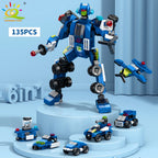 PENDRA Engineering Police Tank Building Set
